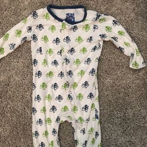 KicKee pants footless pajama boys 3/6 mo